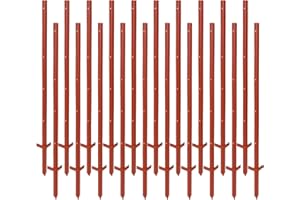 VOSS.farming Set Winkelstahlpfahl 115cm 3 mm, 20x Pfähle