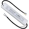 REYLAX 12V LED Driver Lighting Outdoor Transformer 60W 5A, IP67 Waterproof Transformer, Constant Voltage LED Power Supply, AC to DC Low Voltage Light Adapter, for Garden LED Lamps and Shed Light