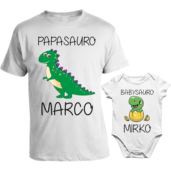 COPPIA t-shirt papà figlio – Spiderman (maschio) – Regali Personalizzati
