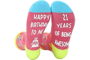 NOEMIN Birthday Gifts for Girls - 5 6 7 8 9 10 11 12 13 18 21 Year Old Teenage Socks Presents