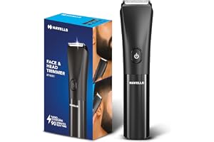 Havells Beard & Hair 7 in 1 Trimmer |2-in-1 Special Blade| Comes with 4 Beard & 2 Hair Combs|Type C Turbo Charge|No Nicks & Cuts|2 Year Guarantee|BT4001