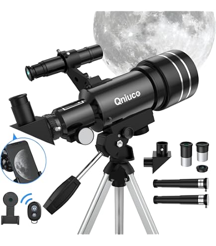 Misilmp Telescopio Astronomico, Telescopio Per Bambini 360/50mm 90X - 10