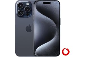 Apple iPhone 15 Pro mit Vodafone Vertrag | Aktion: 25% Basispreis-Rabatt | 24 Mon. Laufzeit | in Titan Blau | mit 128 GB Speicher