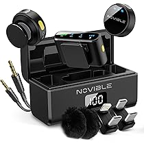 ULANZI A100 Microfono Lavalier Bluetooth Per Video, TikTok E Vlog - Doppio Sistema Con 13.5H Batteria