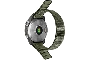 Songsier Fenix 7 Correa, 22mm Correa Deportiva de Ajustable Nailon de Secado Rápido para Fenix 8 47mm, Fenix 7 Solar, Fenix 6, Fenix 6 Pro, Fenix 5, Fenix 5 Plus, Garmin Forerunner 945, 935