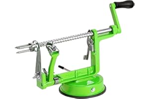 ARSUK Epluche Pomme - Eplucheur Pomme de Terre et Coupe Pomme, Epluche Legume - Éplucheur Pomme Manuelle Multifonction, Machine de Decoupe Trancheur Pele Pommes