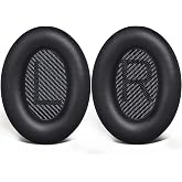 Minesk BOSE ile Uyumlu QuietComfort 35 (QC35) &amp; Quiet Comfort 35 II (QC35 ii) i&ccedil;in Suni Deri Kulaklık Pedi Hafızalı Y&uuml;ksek Ka