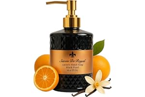 Savon de Royal Luxury Vegan Sıvı Sabun Black Pearl 500 ml, Portakal, Vanilya