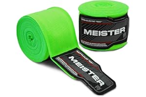 Meister Bandages Semi-élastiques pour Adultes de 457 cm pour MMA et Boxe (Paire)