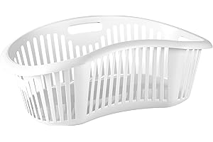 Tatay Koszyk na pranie, polipropylen, biały, jeden rozmiar