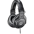 Audio-Technica M30x Cuffie professionali da studio per la registrazione in studio, i creatori, i podcast e l'ascolto quotidia