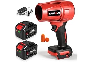 ONEVAN batteri turbofläkt 1,5 kg vindkraft, vått lövverk och snö blåser bort