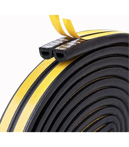 PATIKIL EPDM Foam Rubber Seal Strip – 20mm X 20mm, 3.3ft For Door & Window Insulation
