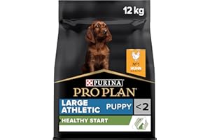 Purina Pro Plan Large Puppy Athletic Start Pienso para Perro Grande, Cachorro, Junior, Bebé con Pollo, saco de 12kg