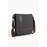 Kanvas &Ccedil;apraz &Ccedil;anta 26x29x7 cm, Kapaklı Messenger Omuz &Ccedil;antası, &Ouml;n ve Arka Fermuarlı Cepli, Telefon/Not Defteri Hızlı Erişim 