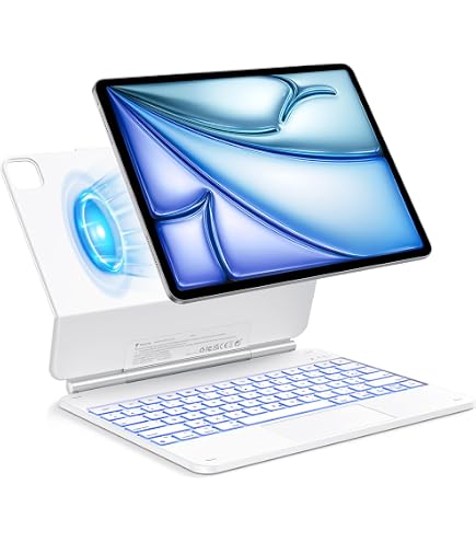 JADEMALL Magic Keyboard iPad Air 13 M2 2024 – Support flottant