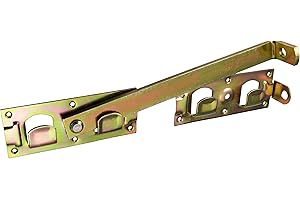 ALPENSTAHL Gartentorfalle groß Doppeltorüberwurf abschließbar Stahl verzinkt | Metall Torverriegelung beidseitig verwendbar | Länge: 423 mm | 1 Stück - Tor-Tiegel versperrbar für Holz-Türen & Eisentor