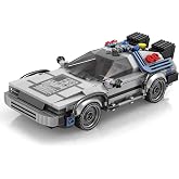Reobrix Technic 665 Geleceğe D&ouml;n&uuml;ş DeLorean DMC (Back To the Future) Yaratıcı Yapı Blok Seti Building Blocks - 405 Par&ccedil;a