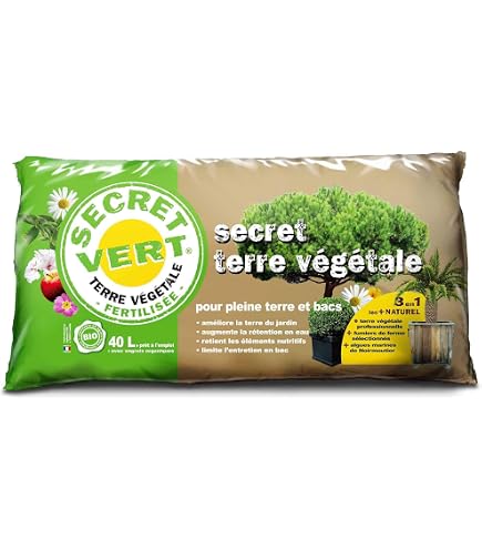 Vilmorin Terre Végétale 40L - Amélioration Sol Jardin, Plantation Pots Et Jardinières