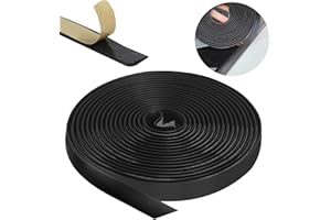 TIRYNS 5M/16FT Tira de Sellado de Parabrisas de Coche, Coche Tira del Sello de Puerta Autoadhesiva de Goma Burlete Impermeable Protección para Junta Borde de Ventana Delantero Trasero AutomóVil Camión