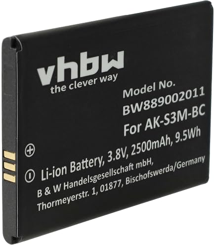 Batterie De Rechange AK-S5-BC Pour Emporia Smart 5 - 3500 MAh, 3,85 V, Avec Outil D'installation - 12