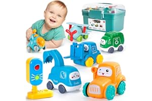 SYHLN Toys for 1 Year Old Boys Gifts, Toddler Toys for 1 2 3 Year Old Boys Pull Back Cars, Gifts for 1-3 Year Old Boys and Girls Christmas Birthday, Baby Boy Toys 12-18 Months Truck Toy