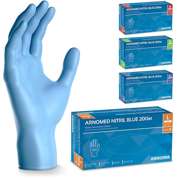 ForPro Black Nitrile Gloves 4 Mil. Large 100-Count