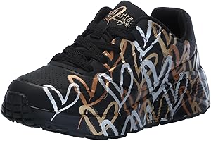Skechers Dziewczynki Uno Lite Metallic LoveAdidasy