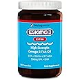 Eskimo-3 Extra High Strength Omega-3 Fish Oil by Metagenics - 500mg Essential Fatty Acids EPA & DHA - 50 Capsules