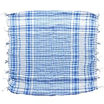 Foulard Keffieh Palestinien PURECITY® - 100% Coton 110x110cm | Shemagh Style Moyen-Orient