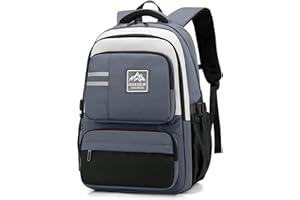 Amythe Mochila Escolar Niño Adolescente, 2025 Gran Mochila Colegio Grande para Juveniles Chico, Mochilas Instituto Impermeable 38L-9825