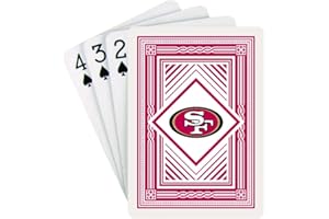 PRO SPECIALTIES GROUP NFL San Francisco 49ers Unisex SAN Francisco 49ers Spielkarten Classic White Small