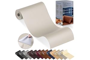 YAFLC Cuero Adhesivo Parches Albaricoque, 10x160cm ReparacióN De Cuero Parches, Parches de Cuero Adhesivos Polipiel Adhesiva para Sofá, Asiento de Coche, Muebles, Chaquetas