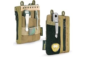 VIPERADE VE18-S Petit Sac EDC Mini Organisateur d'outils de Poche EDC, Petit Sac à Outils Organisateur EDC avec 6 Poches, Organisateur EDC pour Hommes