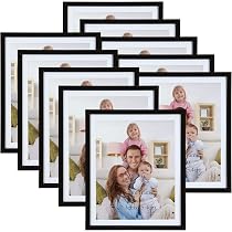 Cornice Con Strass GUFONKOD 20x25 Cm – Con Passepartout O Senza, Da Parete, Oro