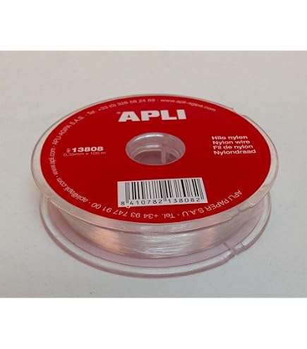 Produktbild von Angelschnur Nylon 100m Transparent Reißfest, Extra Stark, 0