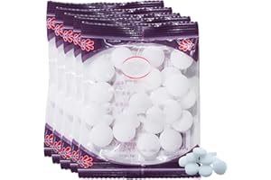 Siyinzu 5PCS Mo-th Balls,Mo-th Balls Old Fashioned,Mo-th Balls Protection,Mo-th Balls for Wardrobe,Long-Lasting Deodorizating Mo-th Balls,Balls for Mo-th Protection in Wardrobes,Drawers and Boxes