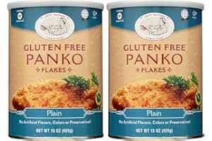 Jeff Nathan Creations Gluten Free Breadcrumbs, Panko Crumbs, Plain 425g (Pack of 2) | No Artificial Flavours, Colours or Preservatives