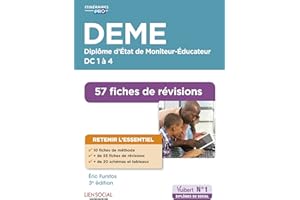 DEME - Fiches de révisions: DC 1 à 4 - Diplôme d'État de Moniteur-Éducateur