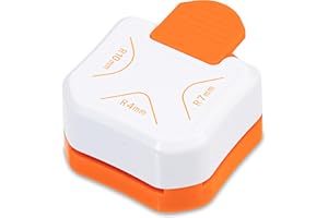 DRAW IN STYLE Eckenstanzer - 3in1 für Radius 4, 7 und 10 mm - für Laminierfolien, Papier, Karten, Fotos, Handouts, Urkunden und Dokumente - Corner-Cutter Eckenabrunder