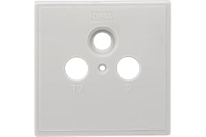 ‎AXING Axing SZU 2-01 Steckdosen-Abdeckung einteilig TV/R/DATA für BSD 963-xx
