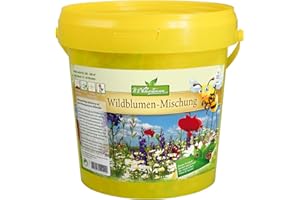 N.L. CHRESTENSEN Wildblumen-Mischung 1 Liter Eimer für 100 - 200 m²