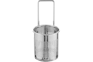 Luxshiny Cestino Appeso in Acciaio Inox Per Hotpot Scolapasta Da Pentola Calda Facile Da Pulire E Pratico Per Cucina Casa E Ristorante