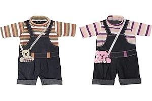 Diealles Shine Ropa de Muñecas para New Born Baby Doll, Ropa de Muñecas para Bebés 35-43 cm (Estilo 14)