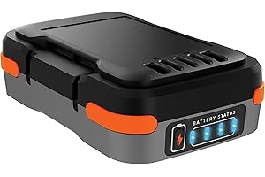 BLACK+DECKER BDCB12B-XJ Batterie Power Bank micro USB pour Charger Appareils Mobiles, 12 V, Blanc