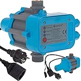 KESSER Druckwächter Druckschalter | 10bar | Pumpensteuerung | Hauswasserwerk | Gartenbewässerung | Mit Kabel | konstanten Was
