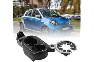 STEEIRO Car Cup Holder Centre Console Cup Holder Plastic Cup Holder for Smart Fortwo 451 A4518100370