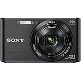 Sony DSC-W830 Digitalkamera (20,1 Megapixel, 8x optischer Zoom, 6,8 cm (2,7 Zoll) LC-Display, 25mm Carl Zeiss Vario Tessar We