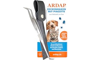 ARDAP Alicates para garrapatas y gancho para garrapatas