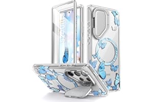 i-Blason Cosmo - Etui do Samsung Galaxy S24 Ultra z uchwytem na aparat, [kompatybilne z MagSafe] Stylowe etui Full 360 z osłoną ekranu i magnetycznym etui na telefon S24 Ultra,